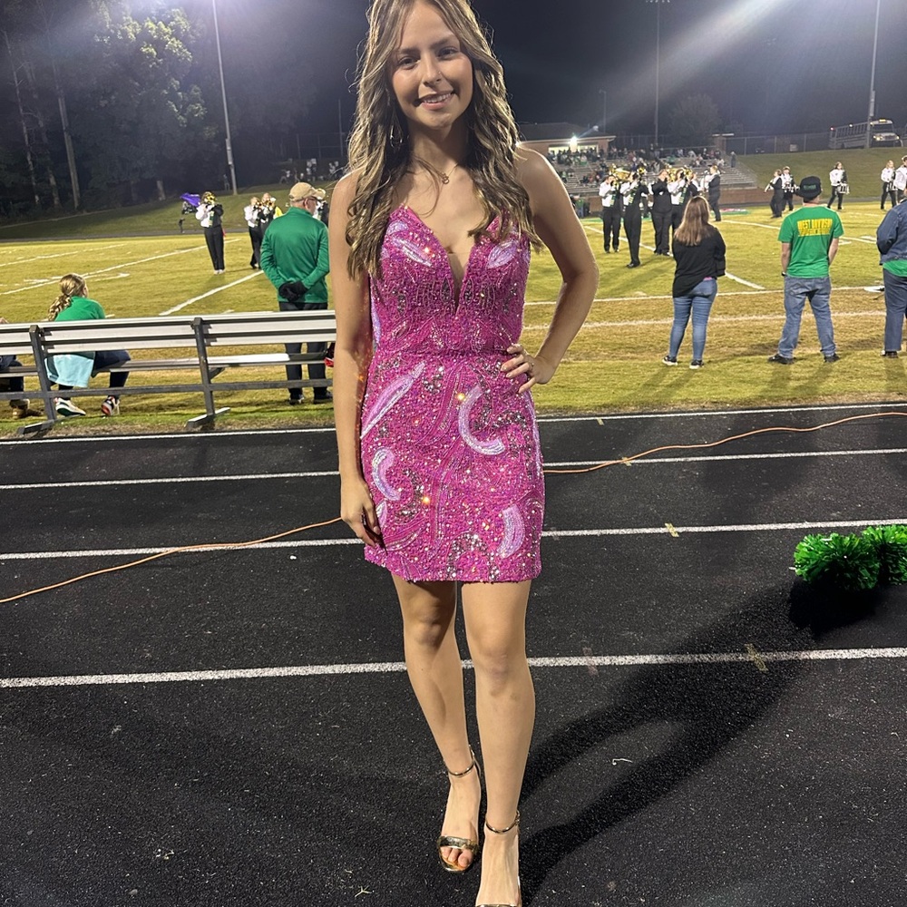 Aleta Pink Sequin Dress